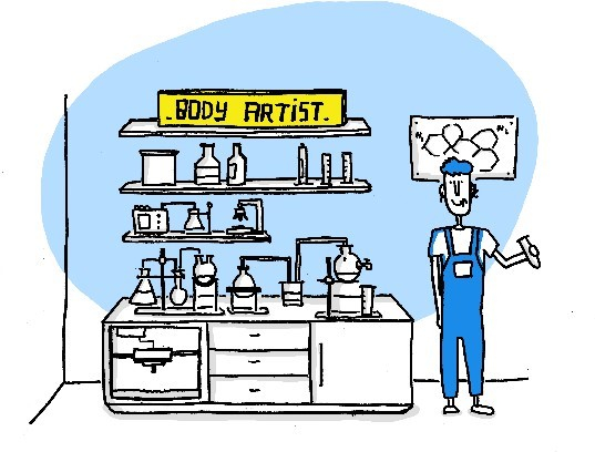 body artist illustration